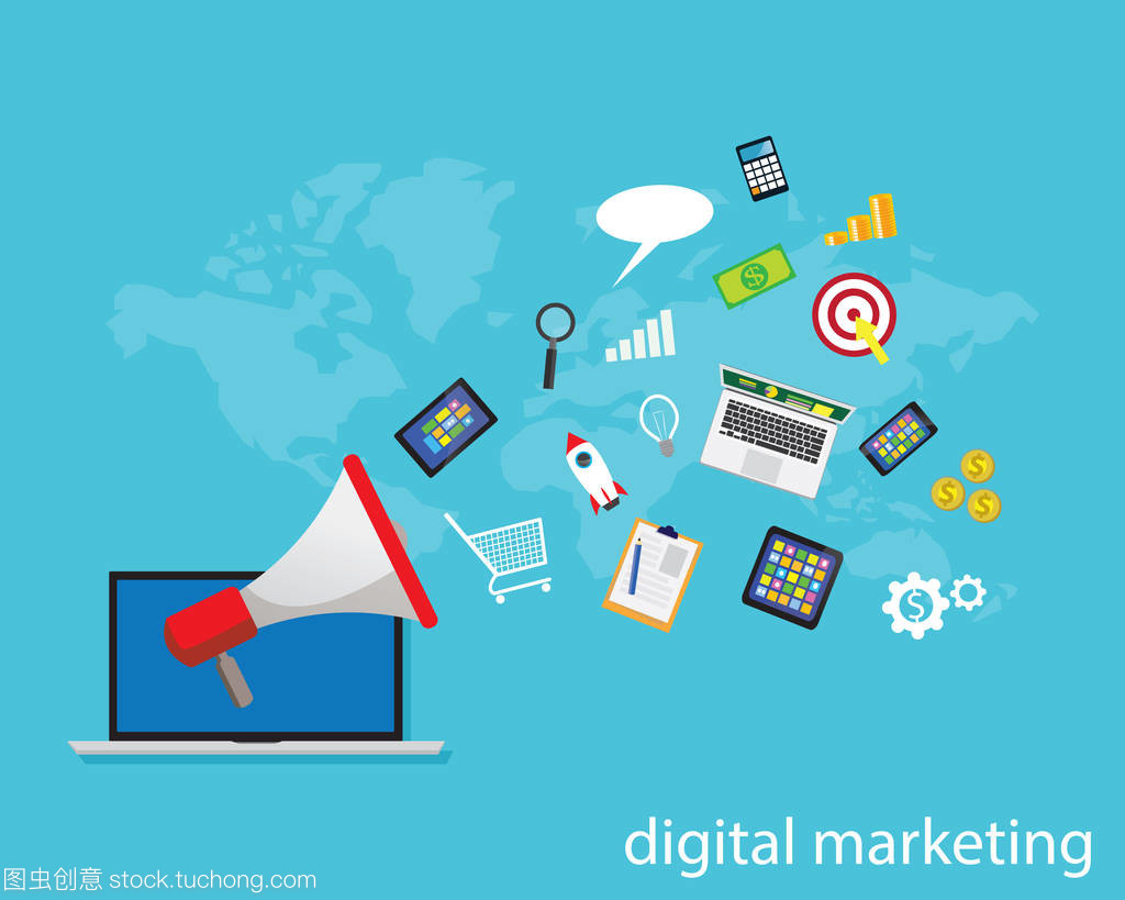 互聯(lián)網(wǎng)在線(xiàn)數(shù)字營(yíng)銷(xiāo)矢量的經(jīng)營(yíng)理念