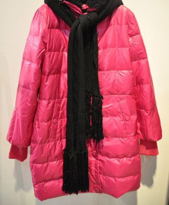 【GB-1137 歌蕾思正品羽絨服 女 中長款 修身 可拆卸圍巾】價(jià)格,廠家,圖片,女式羽絨服,麗水市飛翔鳥羽絨制品-